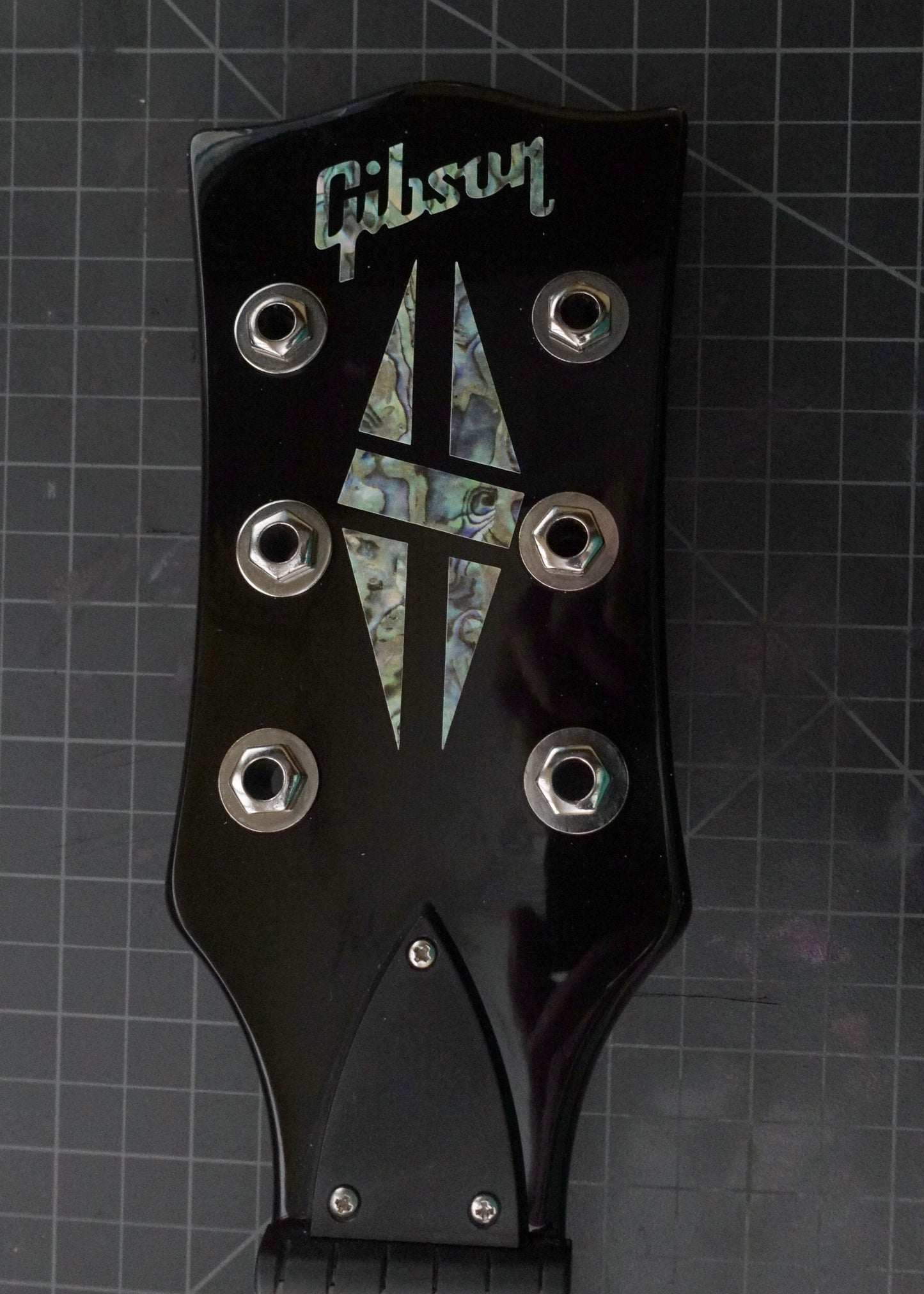 Split Diamond headstock logo Sticker Vinyl decal inlay