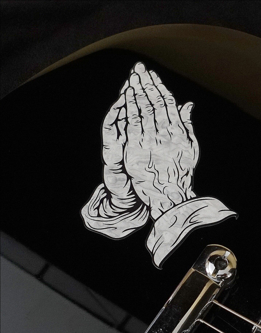 praying hands sticker